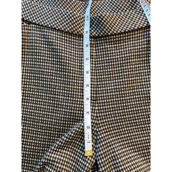 J. Jill check plaid pull on slim leg cut ponte pants - Picture 7 of 10